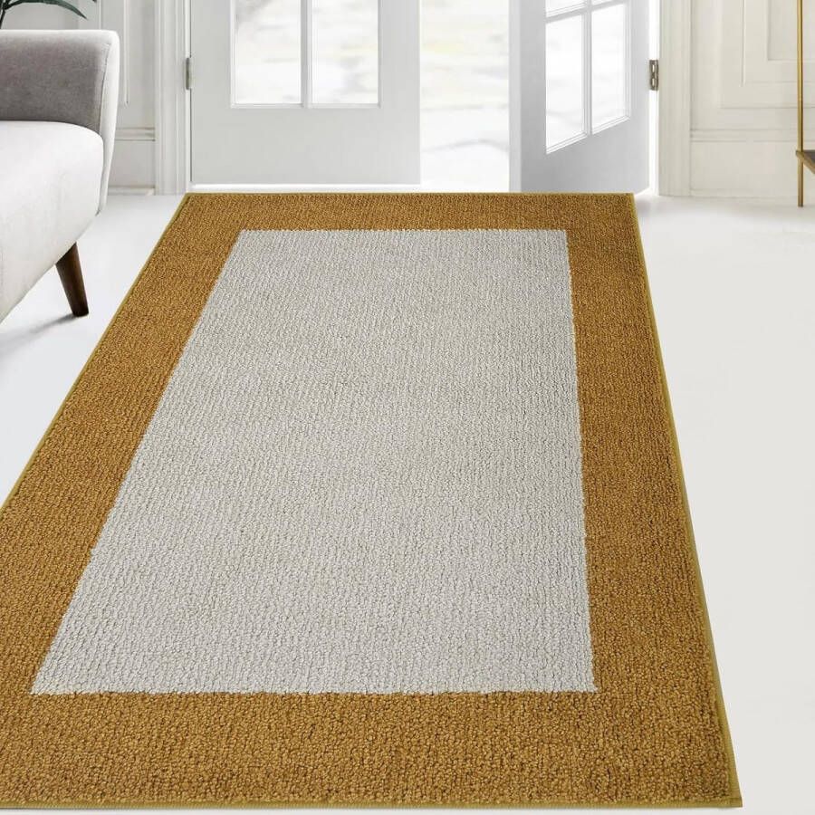 Schoonloopmat voor binnen 86 x 150 cm antislip deurmat wasbare schoonloopmat absorberende deurmat voor hond ingang voordeur