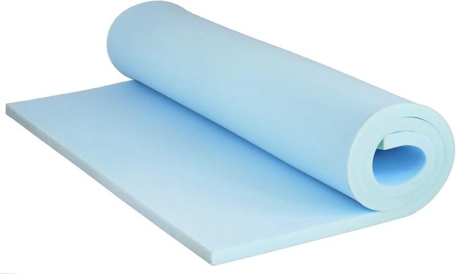 Schuimplaat RG35 43 Topper voor Matras Bekleding en Camping 120 x 200 cm 2 cm Dikte