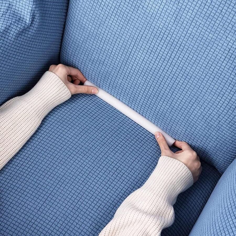 Schuimstok Voor Stretch-bankhoes Set van 14 Antislip Verwisselbare Vorm Grips Couch Cover Fasteners Elastische Schuimstrip L-Gevormde Bankhoes hoekbank hoes stretch