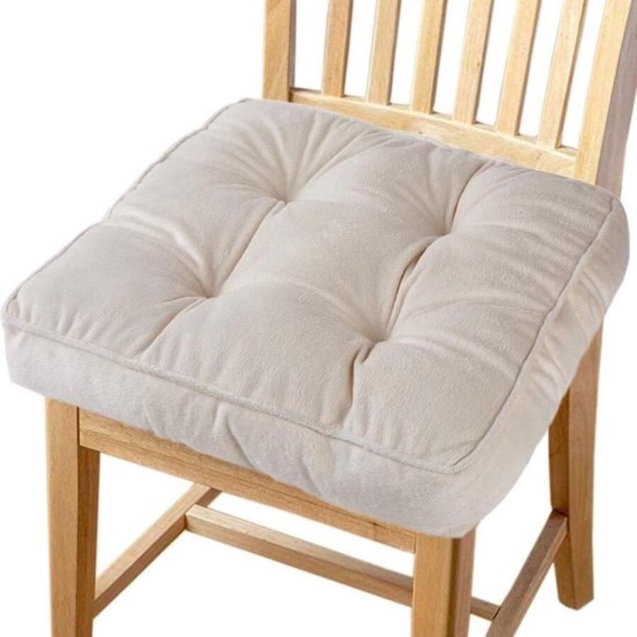 Seat cushion soft chair cushion with straps chair cushion booster seat cushion for home garden car office dining room chair sofa and all chairs (1 piece)