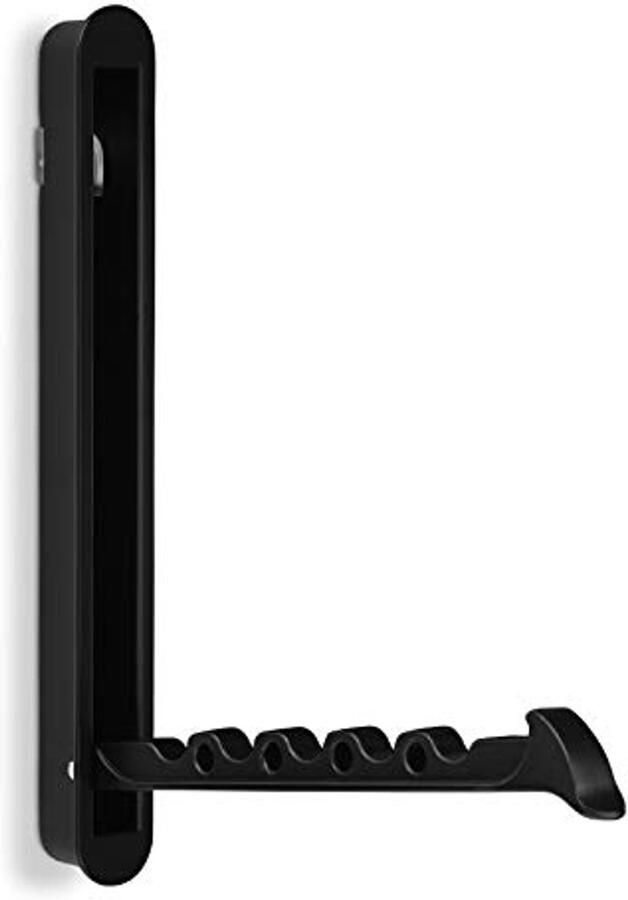 Secotec opvouwbare wandpaneel kapstokhaak Foldi II 140 x 16 mm zwarte opvouwbare kapstokhaak voor inbouw