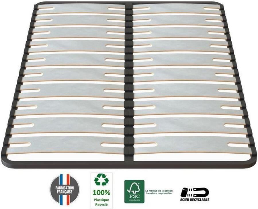 SEDAC OPTISIZE bedbodem 140 x 190 Extra breed lattenbodem 141 mm dik