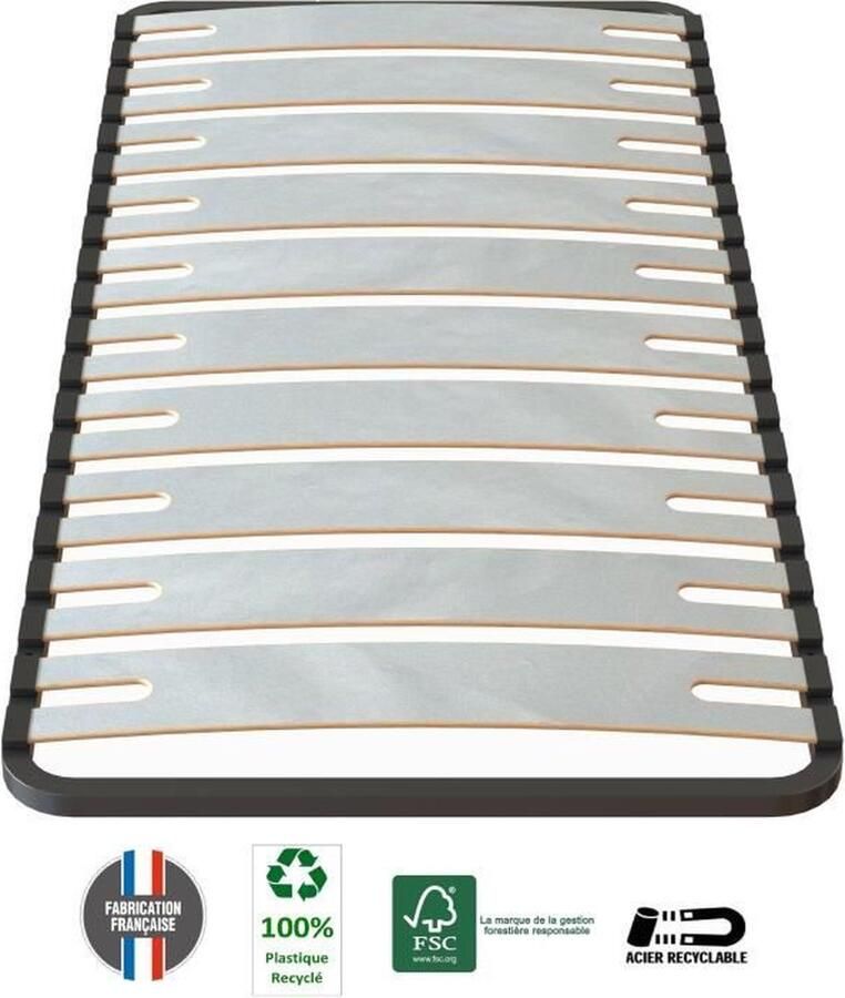 SEDAC OPTISIZE bedbodem 90 x 190 Extra breed lattenbodem 141 mm dik