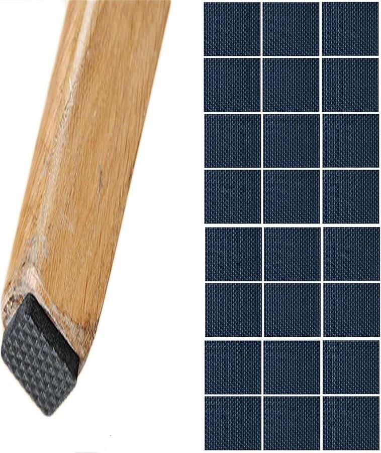 Self Adhesive Furniture Glides Non Slip Rubber Feet Pads Adhesive Pads Square Furniture Protectors voor Cabinets en Kleine Meubels (Zwart 24pcs 46mm)