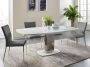 Set tafel + 4 stoelen TALICIA Wit en grijs L 190 cm x H 75 cm x D 105 cm - Thumbnail 2