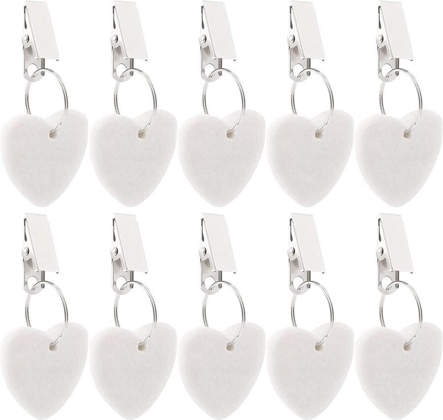 Set tafelkleedgewichten weerbestendig 6 stuks natuursteen