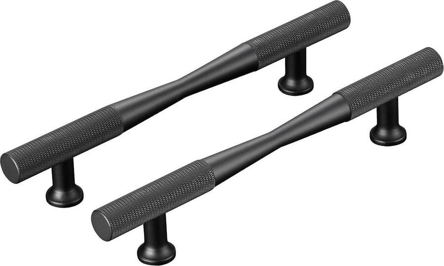 Set van 10 matzwarte kasthandgrepen 128 mm gatcentra zwarte ladetrekken zwarte trekkers voor kasten dressoirhandgrepen cabinet handle black