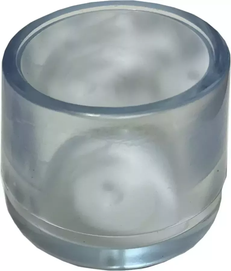Set van 16 flexibele stoelpootdoppen (omdop extra sterk rond 24 mm transparant) [O-RO-24-T-X] [WD1561365215]