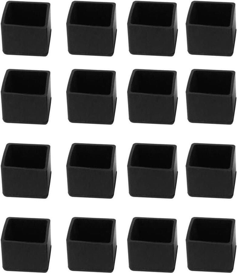 Optimaliseerde titel: Set van 18 stuks Tafelpootkappen voor Meubelbescherming 30x30mm 16 stuks