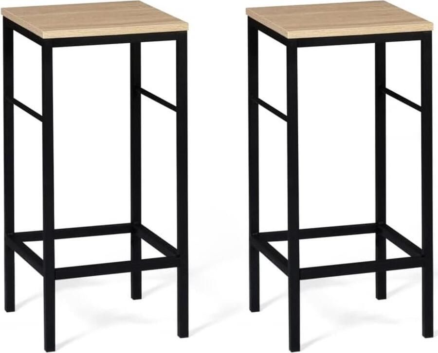 Set van 2 barkrukken Detroit industrieel design