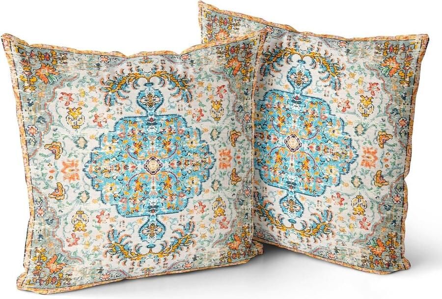 Hoes voor sierkussen herfst 45 x 45 cm geel voordeelset van 4 fluwelen kussenslopen met kleurverloop bankkussen sierkussen decoratie voor bank slaapkamer woonkamer balkon winter