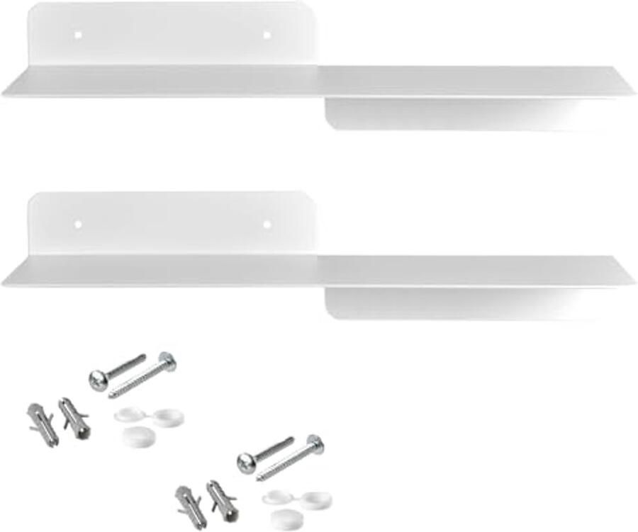 Set van 2 design wandplanken HOVER Moderne zwevende planken voor elke ruimte