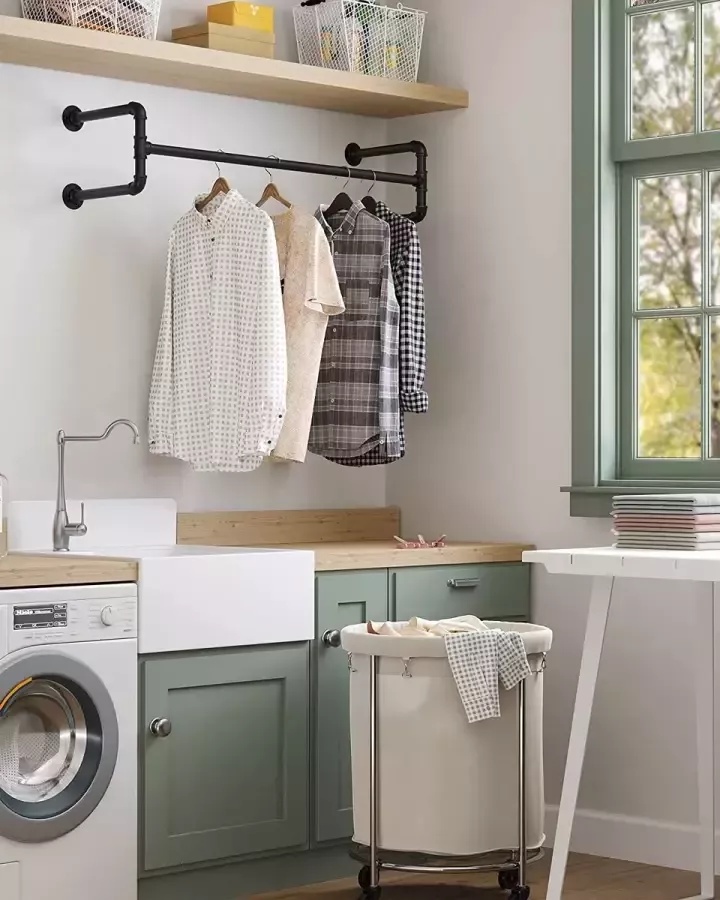 DesignMeubelsNL Set van 2 garderobe rekjes