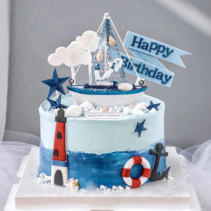 Set van 2 mini-zeilboot ornamenten van hout Nautisch thema voor woonkamer tafel etalage & kantoor