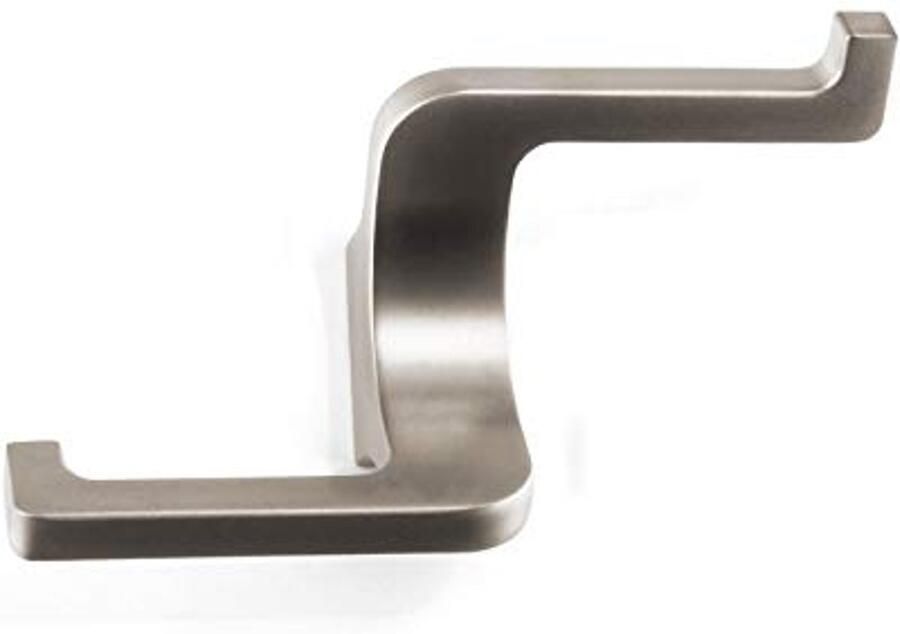 Set van 2 RVS-look kapstokhaken moderne en stabiele wandhaken