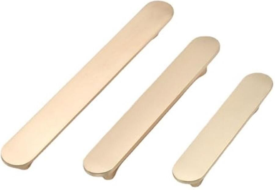 Set van 2 stijlvolle meubelgrepen 64 mm voor keukenkasten en deuren Roestvrij staal