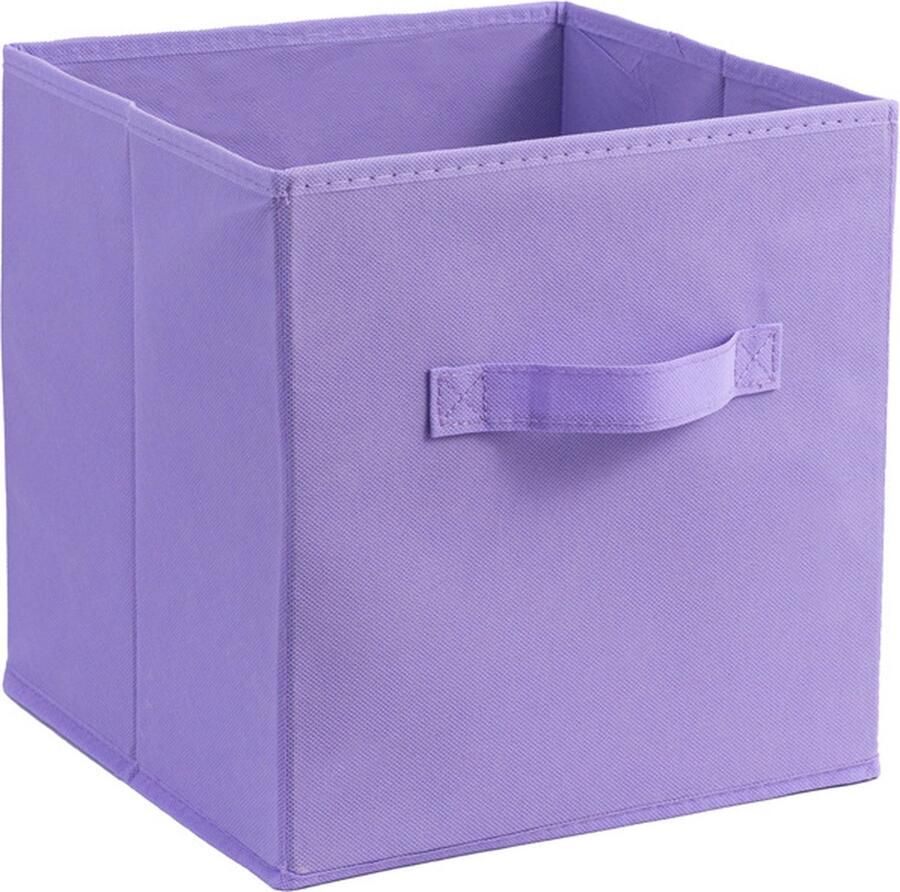 Set van 3 opvouwbare opbergdozen stoffen opbergdozen met handgrepen en stoffen opberglade voor kast- en speelgoedopslag. Twee specificaties: 27*27*28CM & 33*38*33CM meerdere kleuren beschikbaar