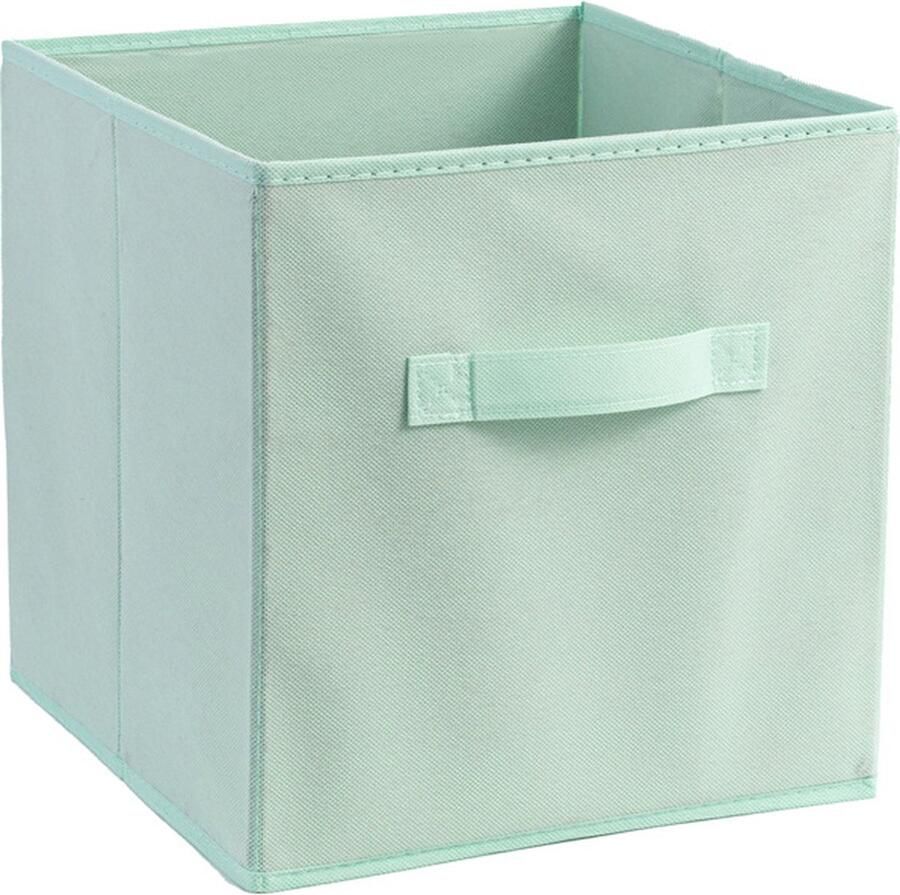 Set van 3 opvouwbare opbergdozen stoffen opbergdozen met handgrepen en stoffen opberglade voor kast- en speelgoedopslag. Twee specificaties: 27*27*28CM & 33*38*33CM meerdere kleuren beschikbaar