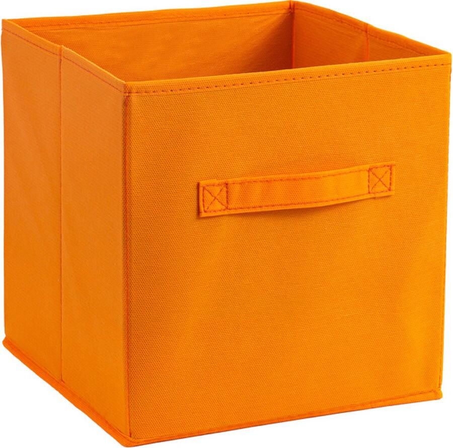 Set van 3 opvouwbare opbergdozen stoffen opbergdozen met handgrepen en stoffen opberglade voor kast- en speelgoedopslag. Twee specificaties: 27*27*28CM & 33*38*33CM meerdere kleuren beschikbaar