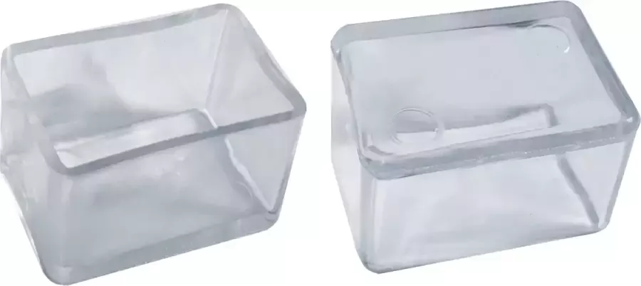 Set van 32 flexibele stoelpootdoppen (omdop rechthoek 20x30 mm transparant) [O-RA-20x30-T] [WD1577106987]