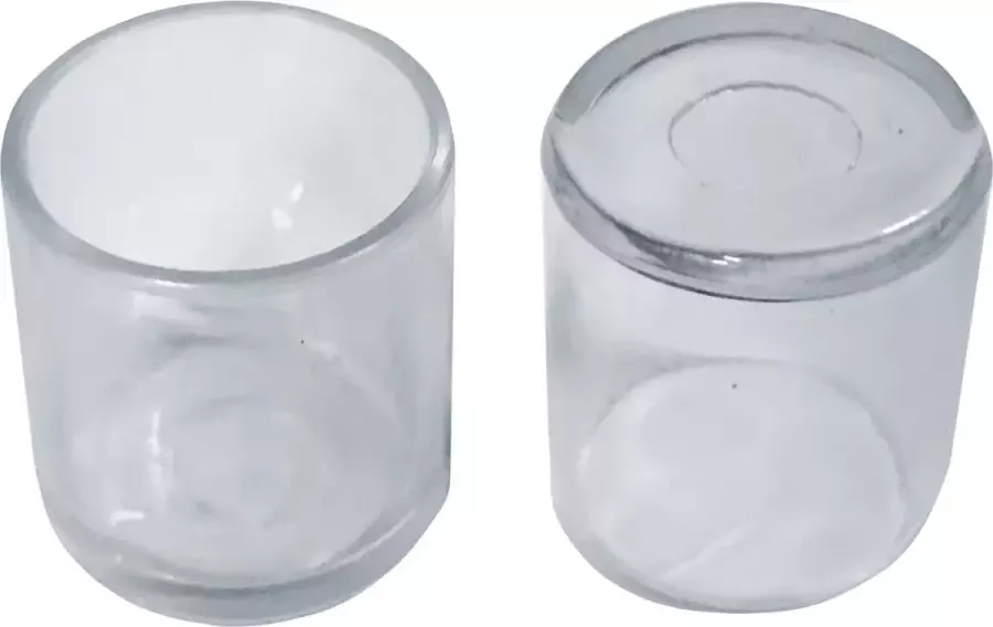 Set van 32 flexibele stoelpootdoppen (omdop rond 22 mm transparant) [O-RO-22-T] [WD1596661908]