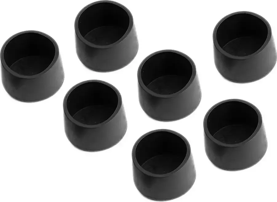 Set van 32 flexibele stoelpootdoppen (omdop rond 45 mm zwart) [O-RO-45-B] [CB1658172298]