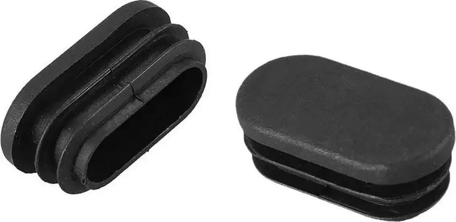Set van 32 plastic stoelpootdoppen (intern ovaal 43-56-60 zwart) [I-OV-30x60-B] [WD1626276880]