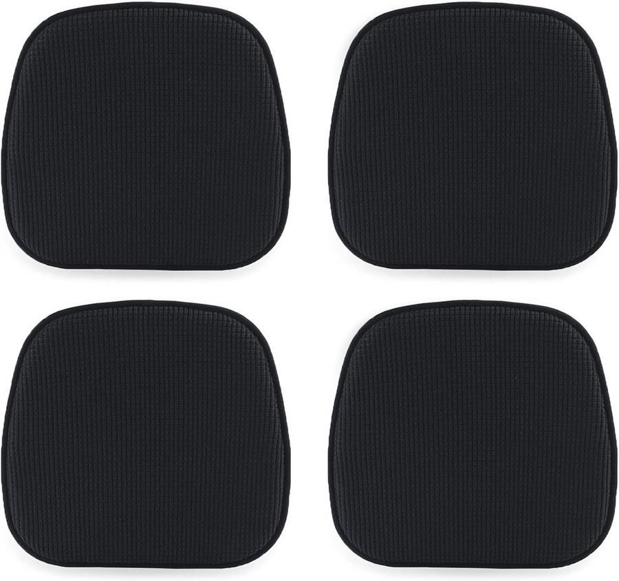 Set van 4 antislip stoelkussens met wasbare fluwelen bekleding Comfortabel en stijlvol