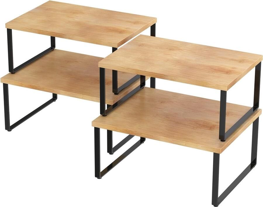 Set van 4 keukenplanken organisatorplanken keukenkast