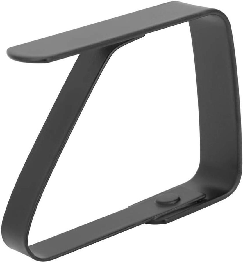 Tafelkleedklemmen groot tafelklemmen voor dikke tafels 4 stuks tafelkleedklemmen zwarte roestvrijstalen picknicktafelklemmen antislip tafelkleedklemmen voor feest camping bruiloft