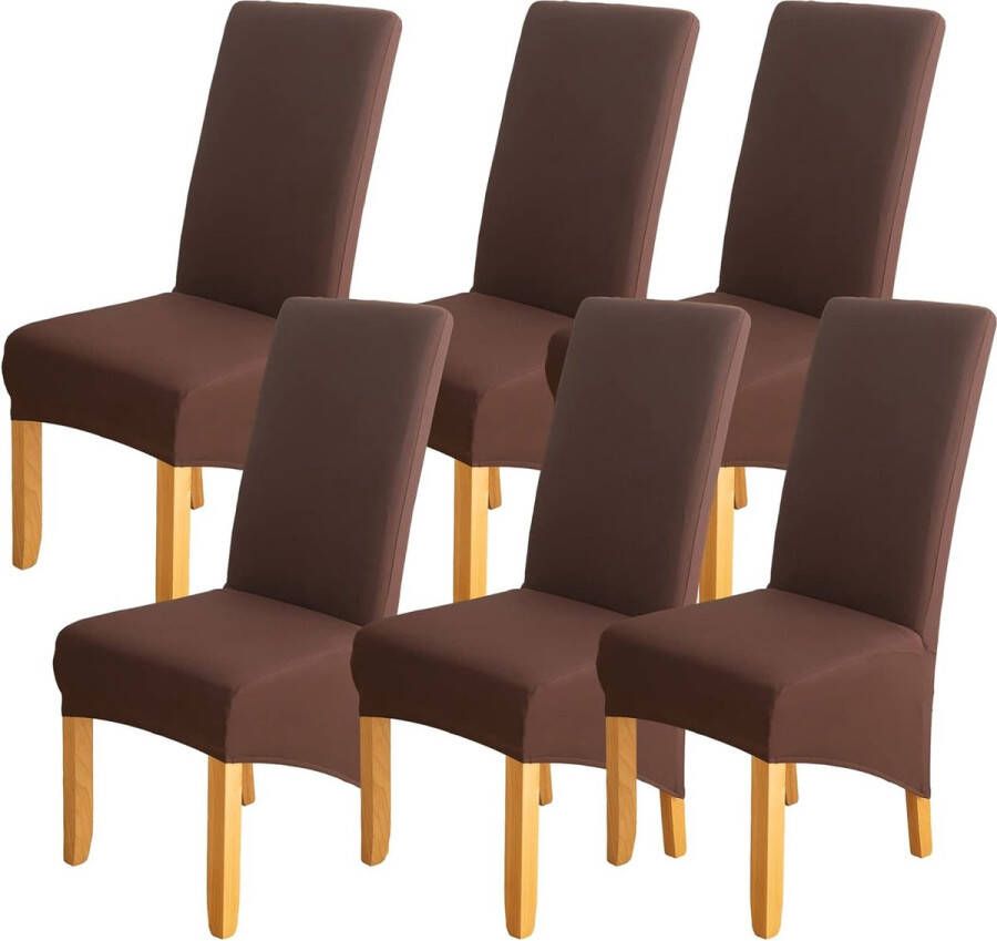 Set van 4 stoelhoezen elasticiteit spandex universele hoezen voor stoelen moderne en elegante uitstraling stoelbeschermhoezen met elastische band voor eetkamers banketten feesten en decoratie
