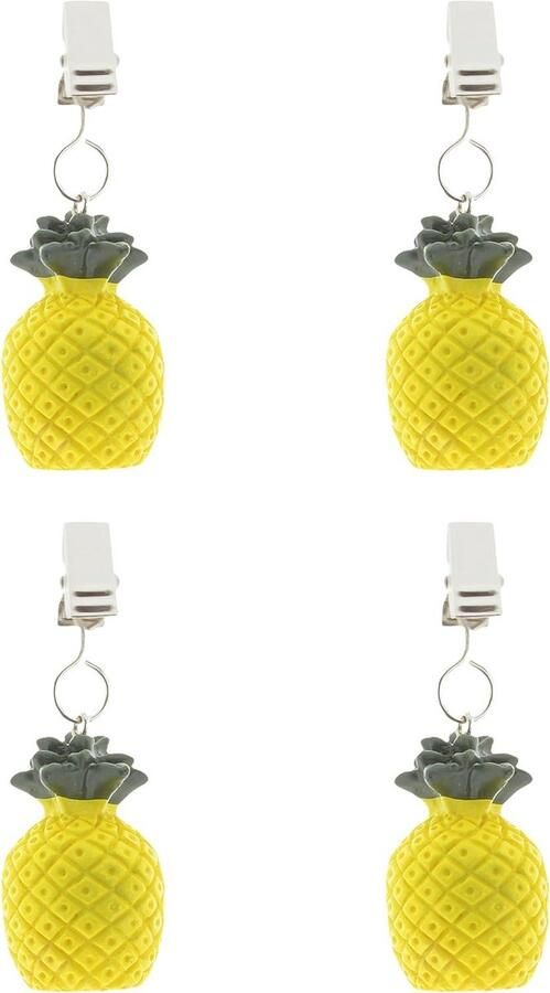 **Tafelkleedgewichten Set van 4 Ideaal voor de gedekte tafel Ananas decoratie**