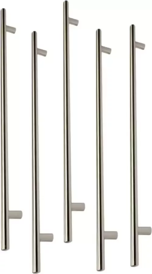 Set van 5 meubelgrepen van 416 mm met een h.o.h. boormaat van 336 mm