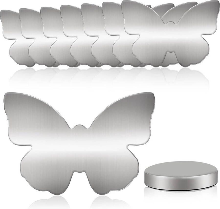 Set van 8 tafelkleedgewichten magneet vlinder 55 g extra zware magnetische gewichten voor tafelkleden gordijnen douchegordijn enz