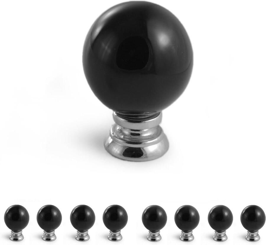 Set van 8 vintage keramieken kastknoppen porselein handvat antiek landhuisstijl