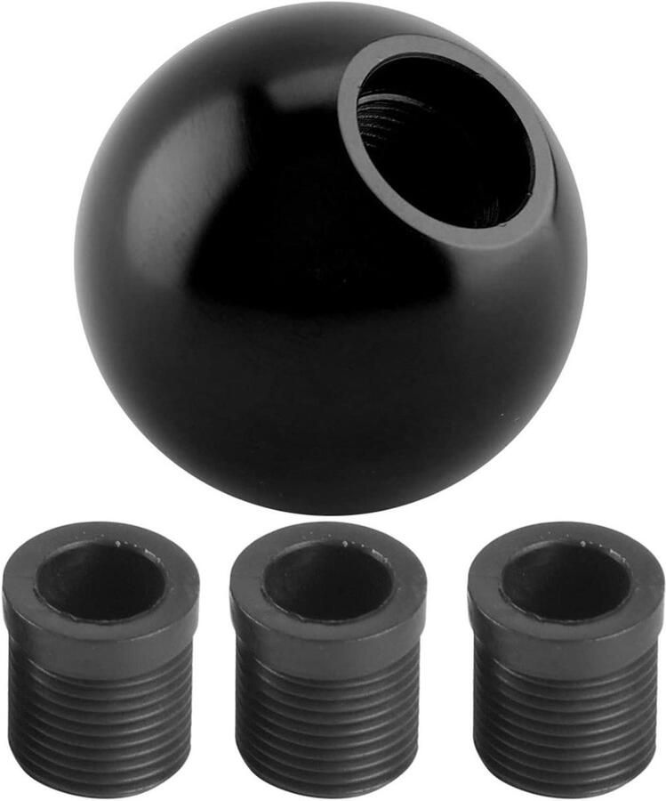 Shift Knop Auto Universeel Handgeschakelde Knop Versnellingspook Rond Balvormig: Zwart Comfort en Stijl voor elke rit