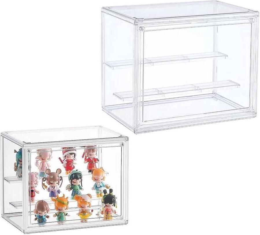 Showcase Vitrine Acryl Vitrine Ideaal voor Actiefiguren 1 Stuk Transparant Plexiglas 27 x 18 x 21 cm
