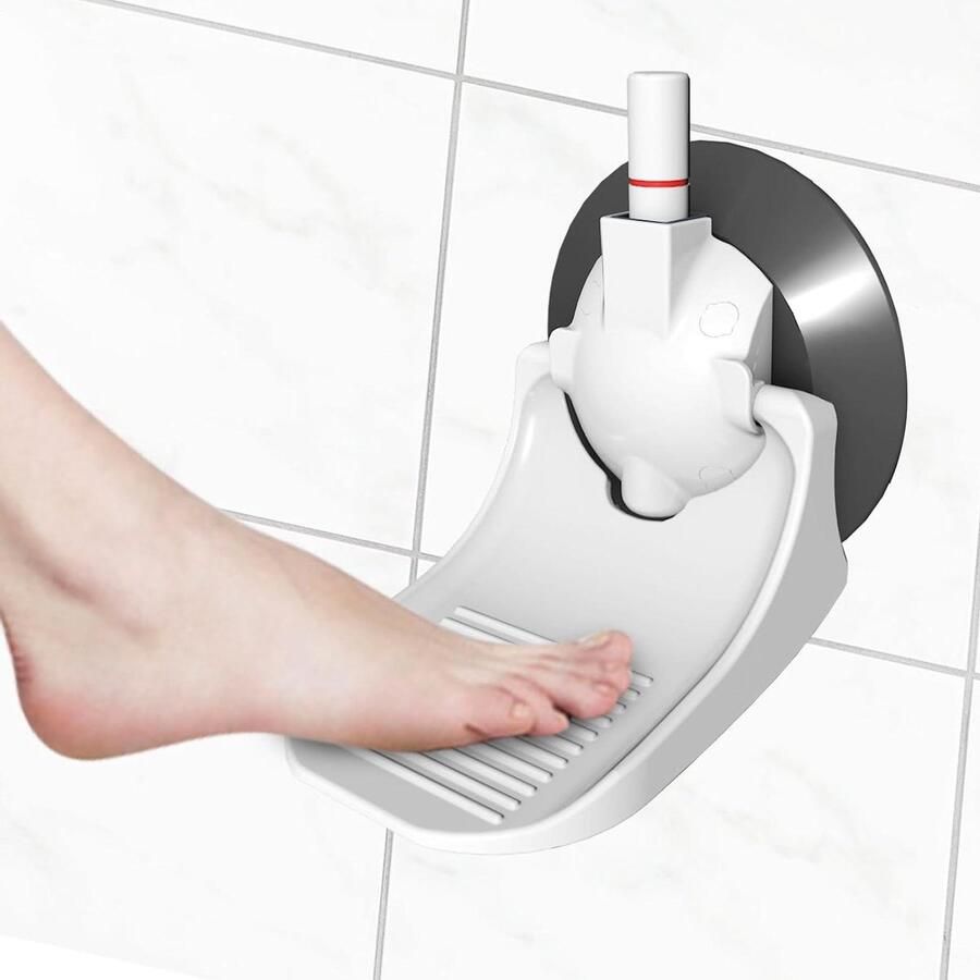 Shower Footrest for Shaving Legs Wall Mounted Step without Drilling