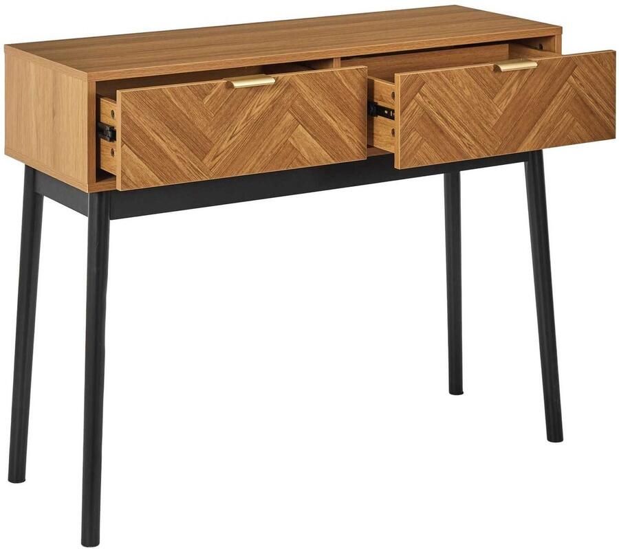 Sidetable Bijzettafel Felix 35x100x80 cm Art Deco Consoletafel