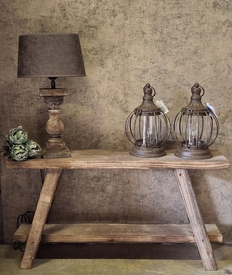 Sidetable Texas gebrand Landelijke look