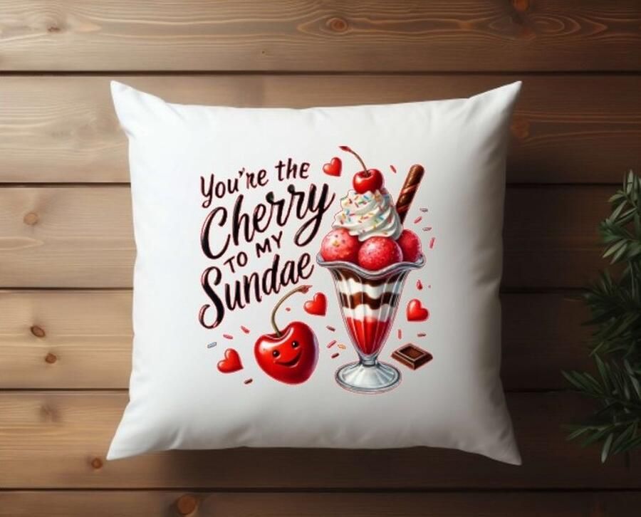 Sierkussen bank kussen bedrukte kussen binnen kussen superzacht decoratie kussen liefde – cherry