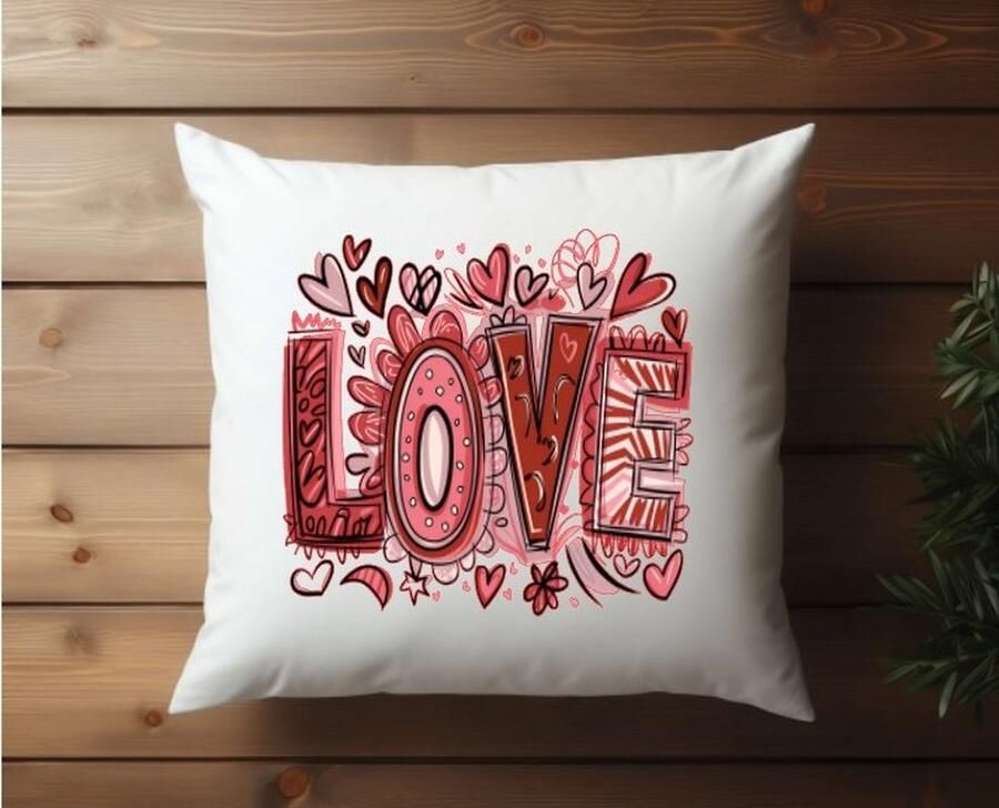 Sierkussen bank kussen bedrukte kussen binnen kussen superzacht decoratie kussen liefde