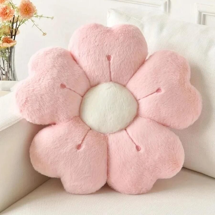 Sierkussens sierkussen Bloemvormig Pluche Sierkussen-Comfortabel En Schattig Matras En Bankdecor Kussen Stoelkussen Vloerkussen