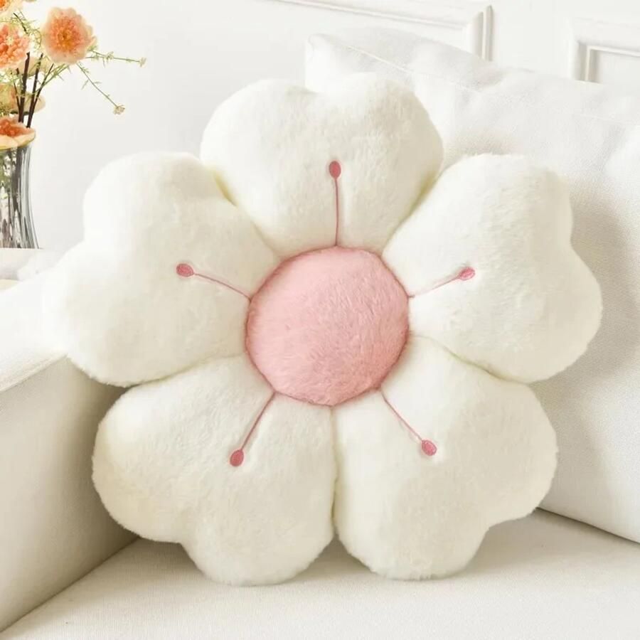 Sierkussens sierkussen Bloemvormig Pluche Sierkussen-Comfortabel En Schattig Matras En Bankdecor Kussen Stoelkussen Vloerkussen