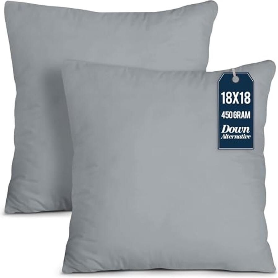 Sierkussens voor bed en bank Decoratieve kussens voor binnen 2 stuks 46 x 46 cm