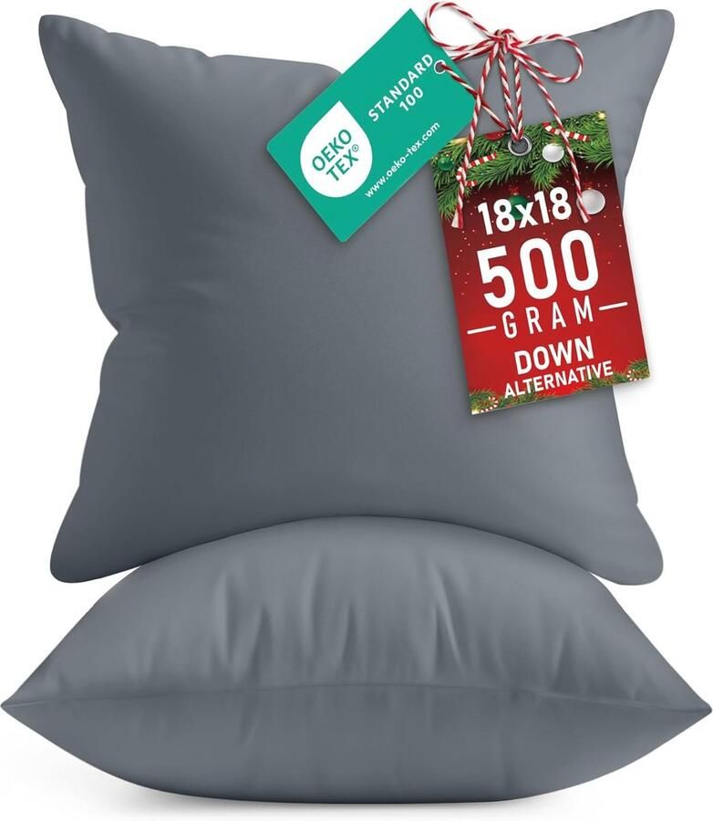 Sierkussens voor bed en bank Decoratieve kussens voor binnen 2 stuks 46 x 46 cm - Foto 2