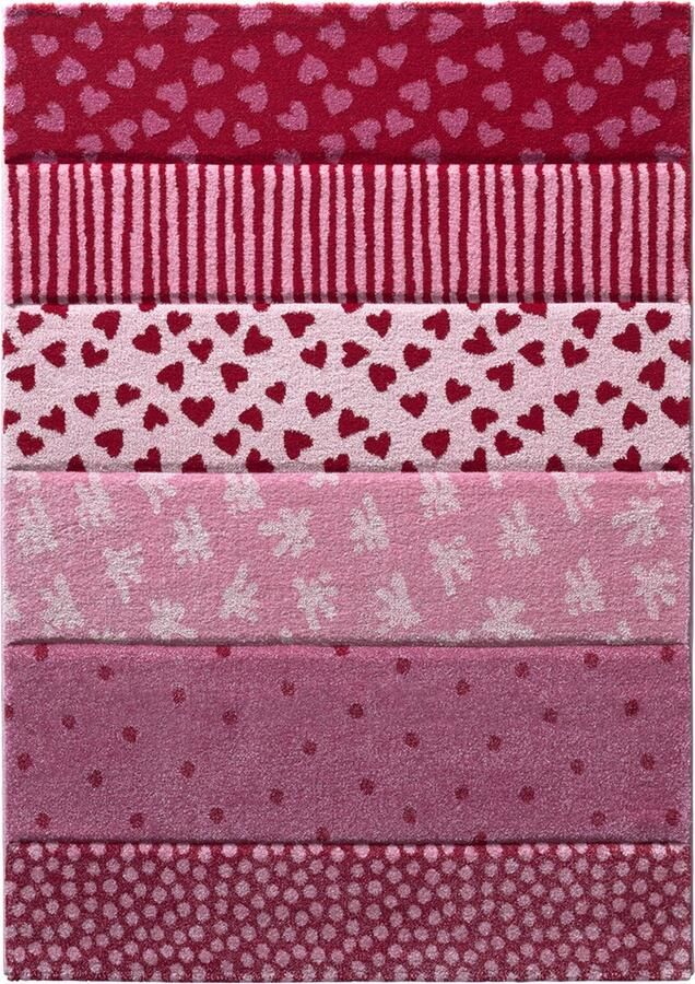 Sigikid Canon Kinder vloerkleed 80x150 cm roze-rood