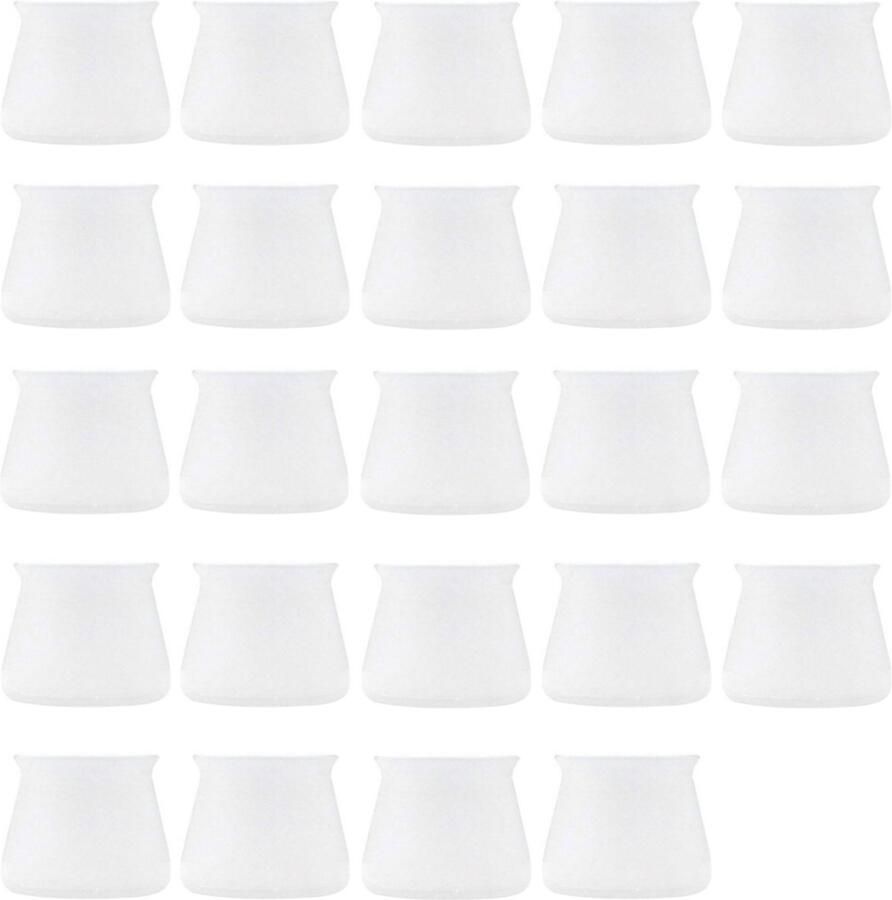 Siliconen Stoelpootbeschermers Antislip Meubelbeschermers Bescherming Tegen Krassen en Slijtage 4 Stuks Geschikt Voor Bank Transparant