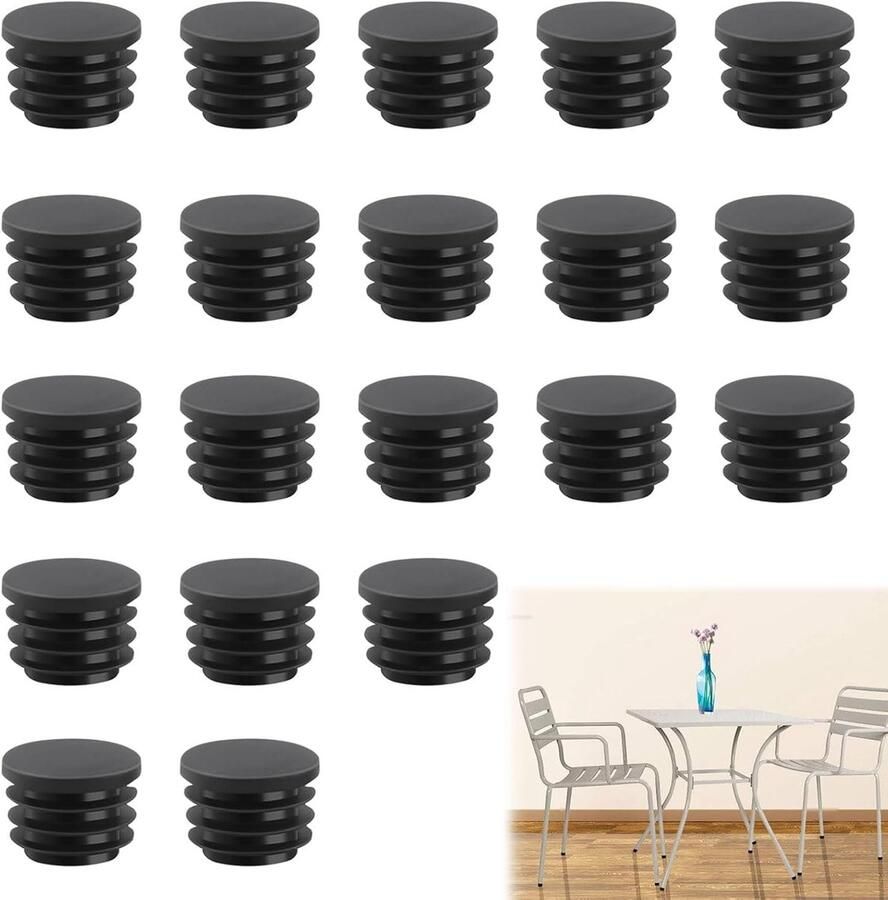 Siliconen Stoelpootdoppen Beschermkappen 20 Stuks