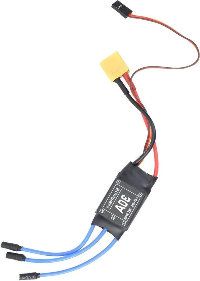 Single‑chip Brushless ESC voor Vliegtuigen 30A Snelheidsregelaar voor Helikopter